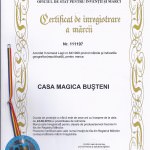 Certificat de Înregistrare Marcă – Casa Magica Bușteni