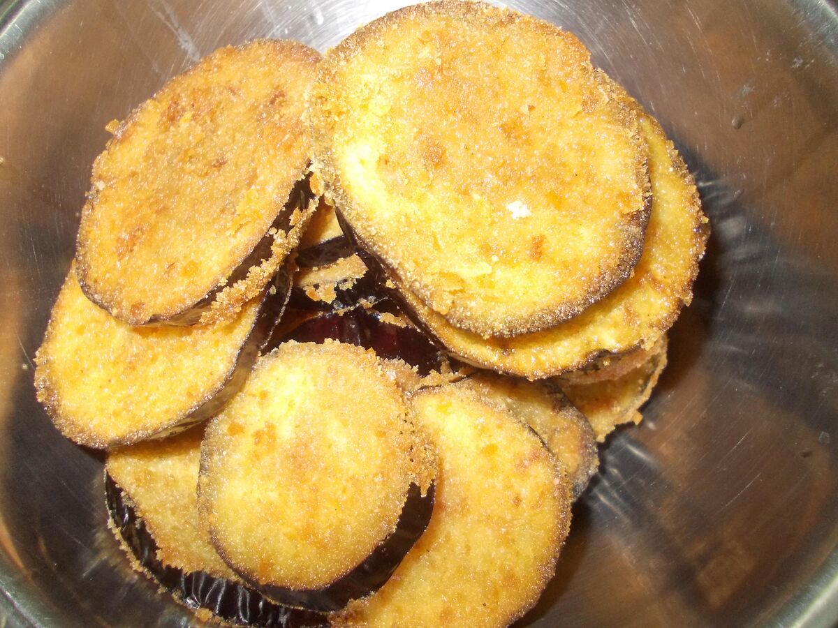 Vinete pane prăjite, rumene