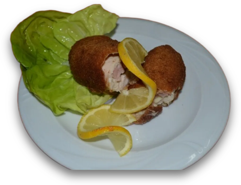 Cordon bleu – piept de pui cu șuncă și cașcaval