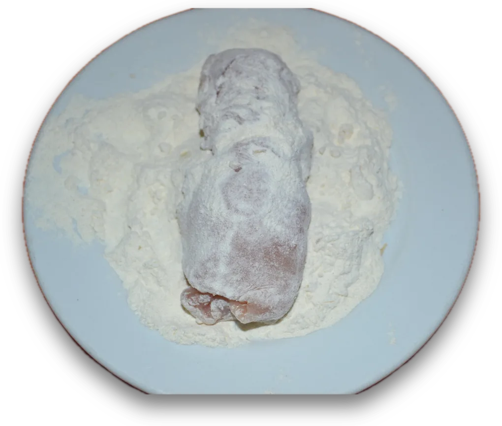 Pieptul de pui prin făină