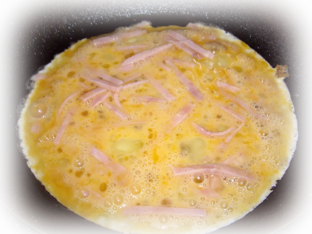 Omletă cu șuncă