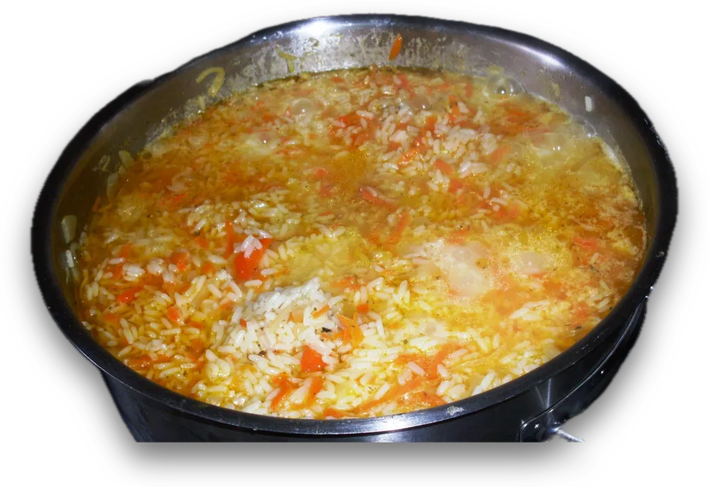 Pilaf de orez cu legume